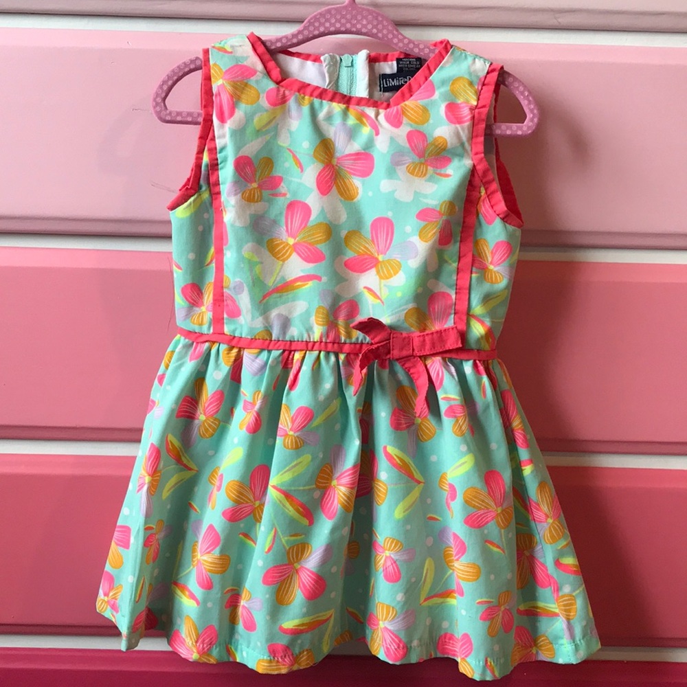 Neon Flower Dress, Size 24M